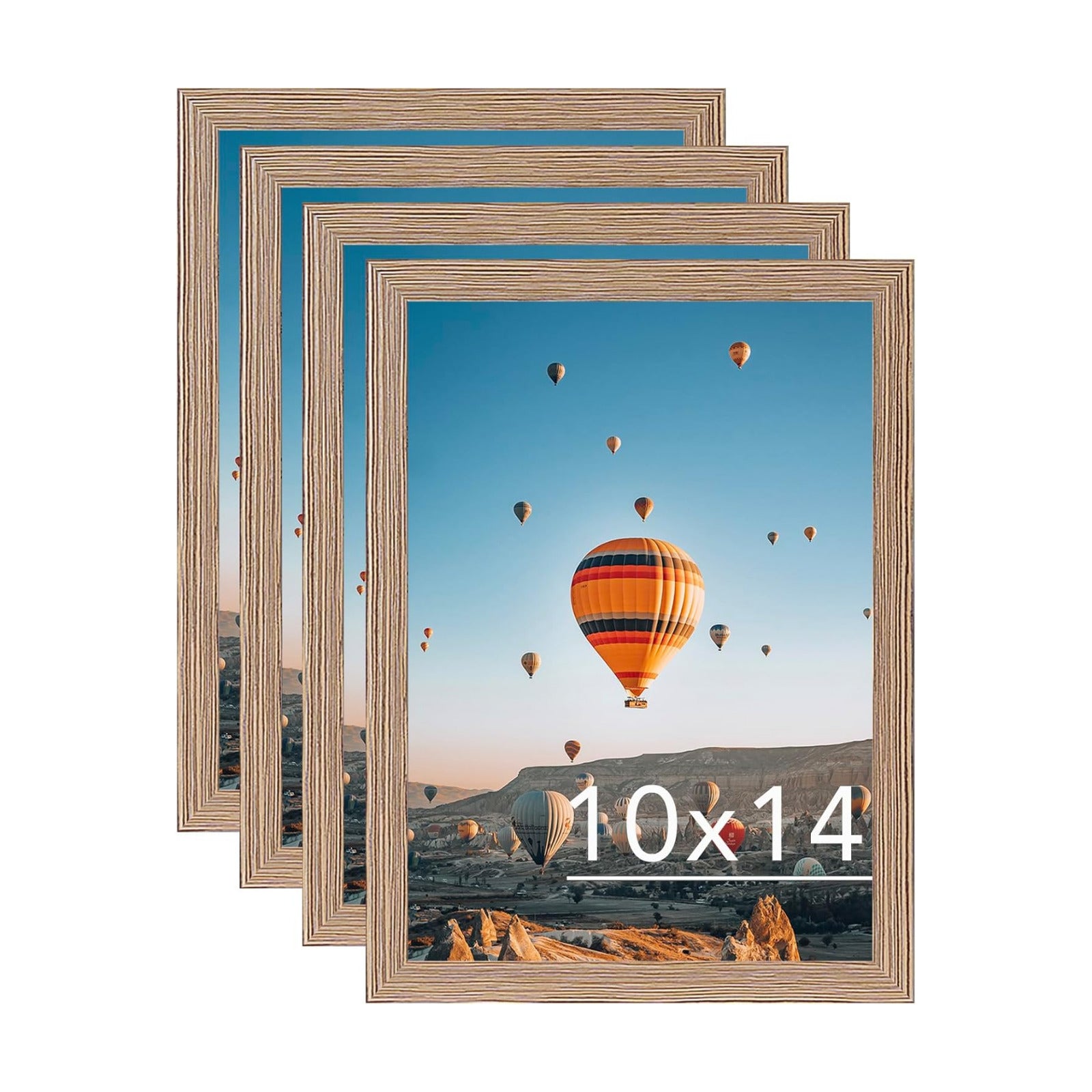 JCJMY 10x14 Picture Frame Set of 4 for 30 x 40cm Diamond Art Painting, Wall Mounting Horizontally or Vertically, 10 x
