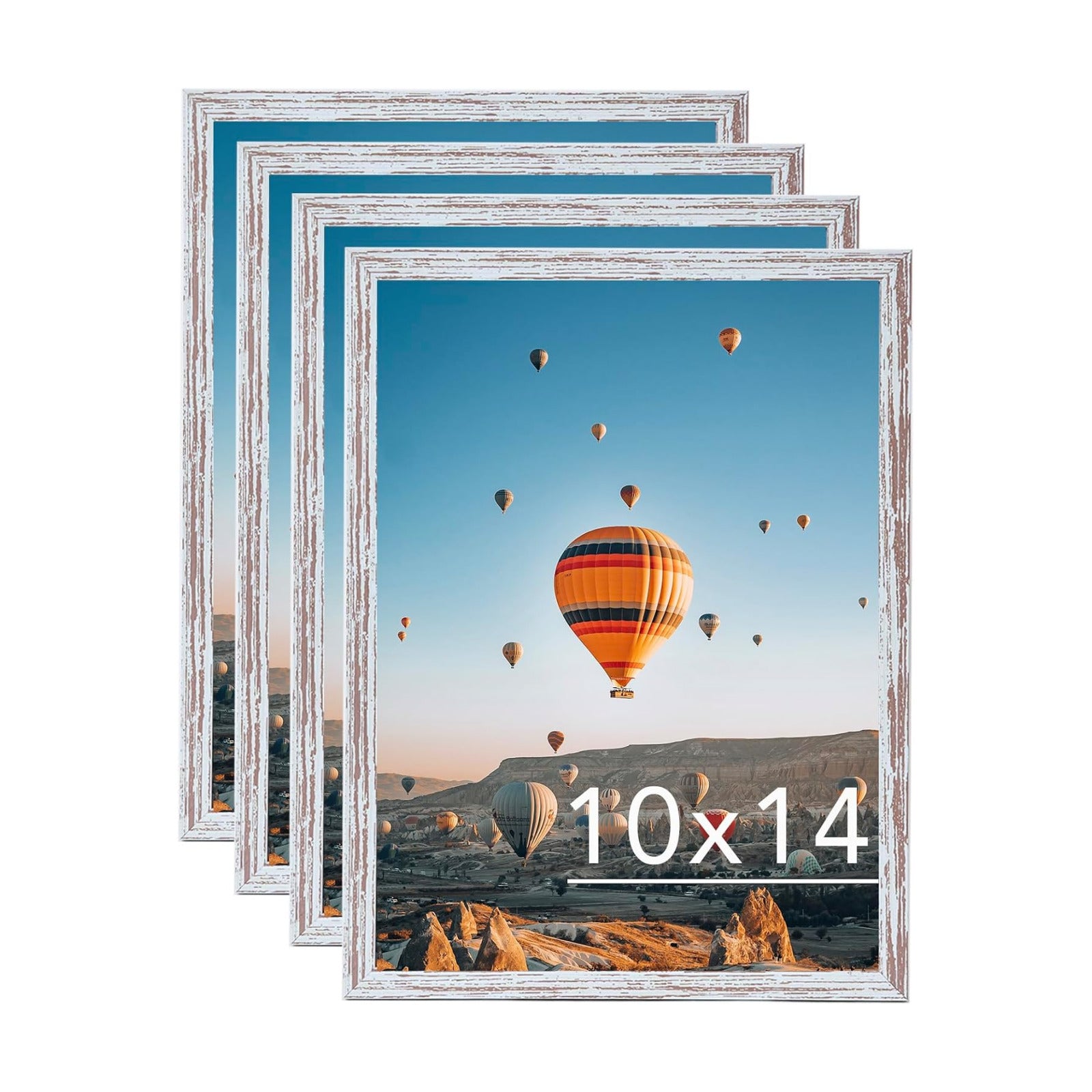 JCJMY 10x14 Picture Frame Set of 4 for 30 x 40cm Diamond Art Painting, Wall Mounting Horizontally or Vertically, 10 x