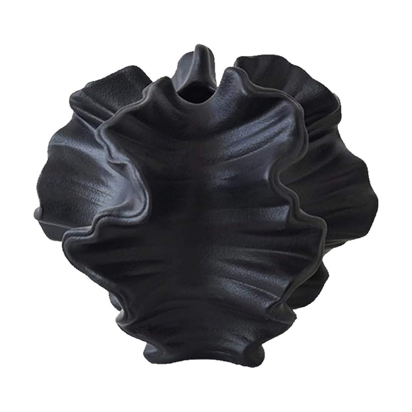 Modern Art Ceramic Coral Flower Vase Home and Office Decoration Sculpture Work Bohemian / Black