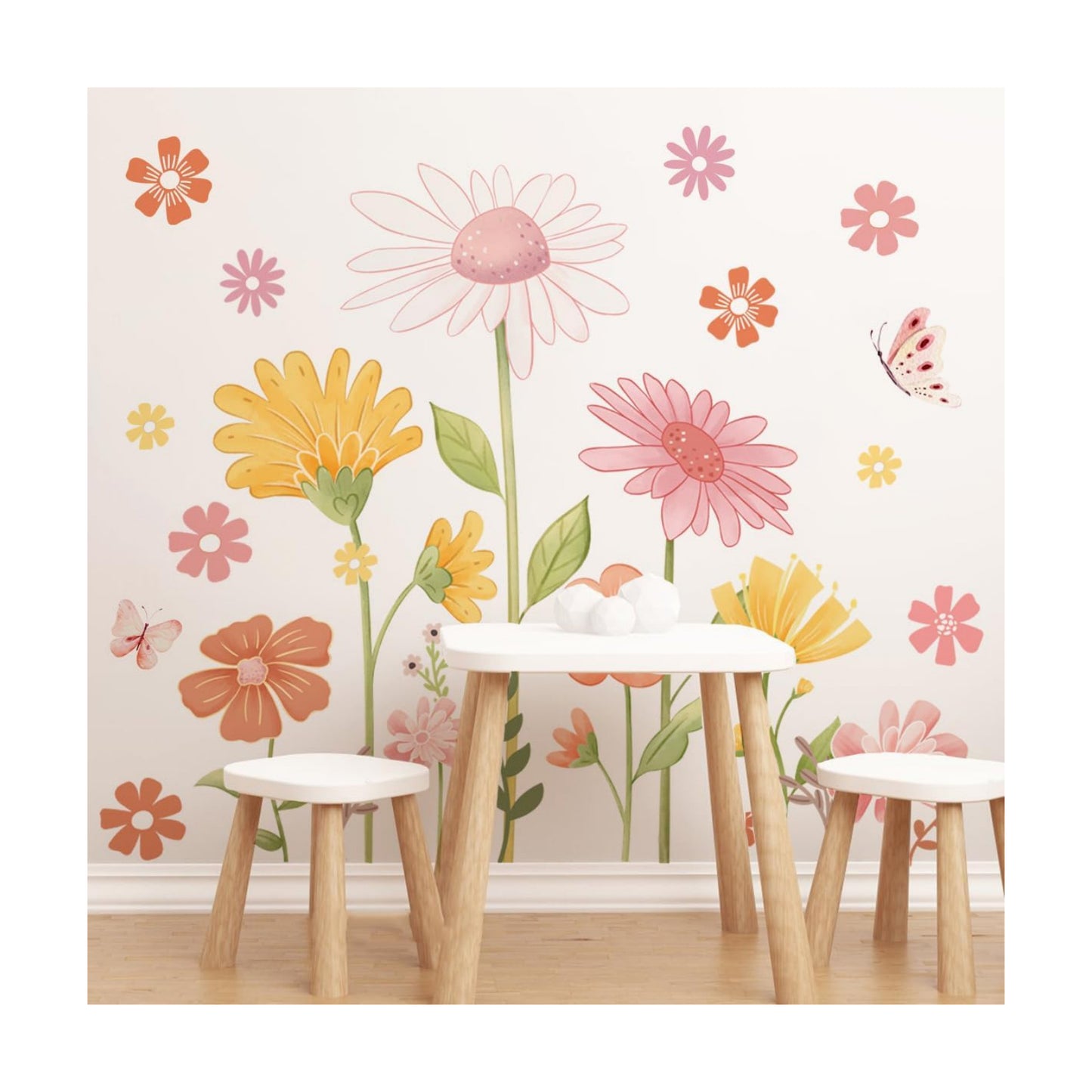 Boho Flower Wall Stickers / BOHO01