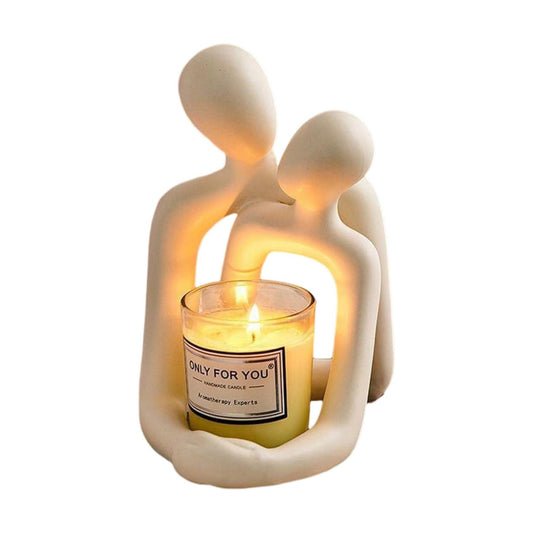 Modern Romantic Love Statue Figurine Hugging Couple Decoration Mini Couple Statue Abstract