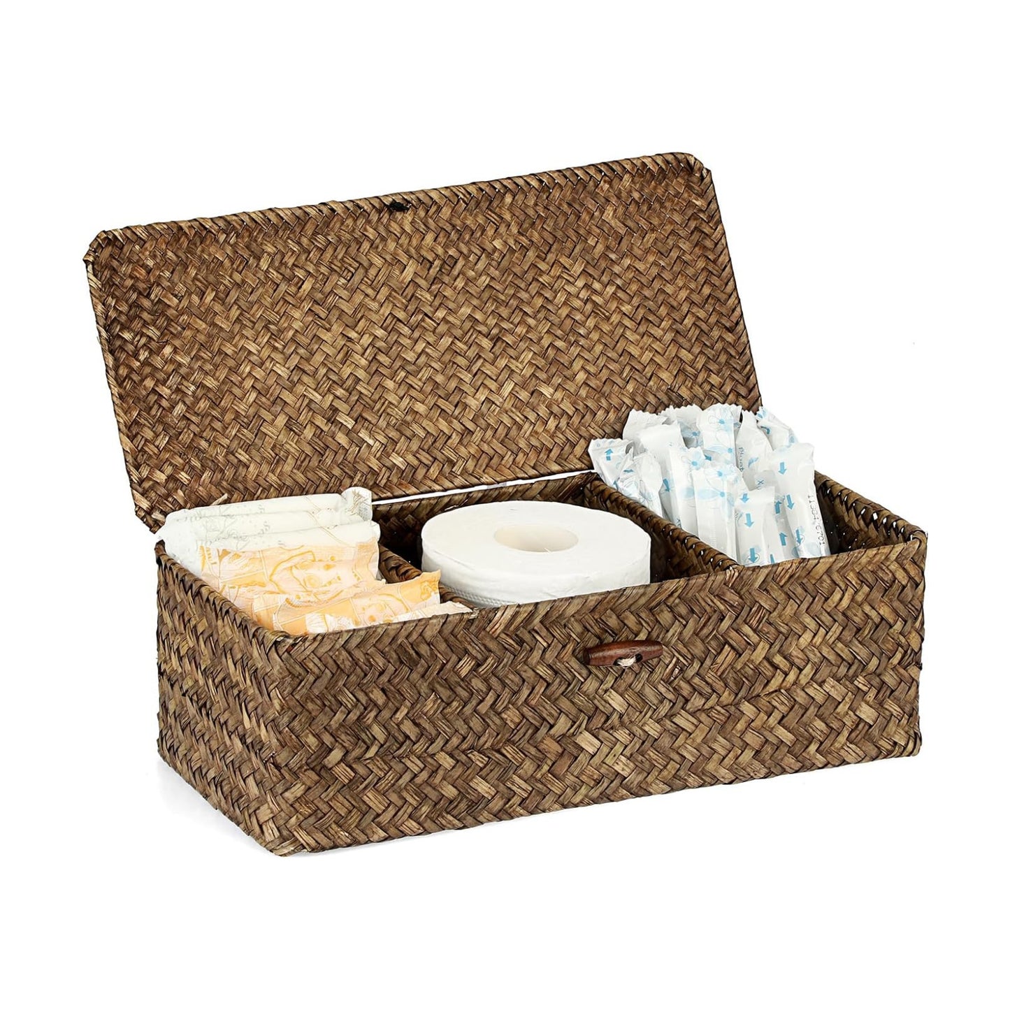 Seagrass Storage Basket / Coffee / Medium