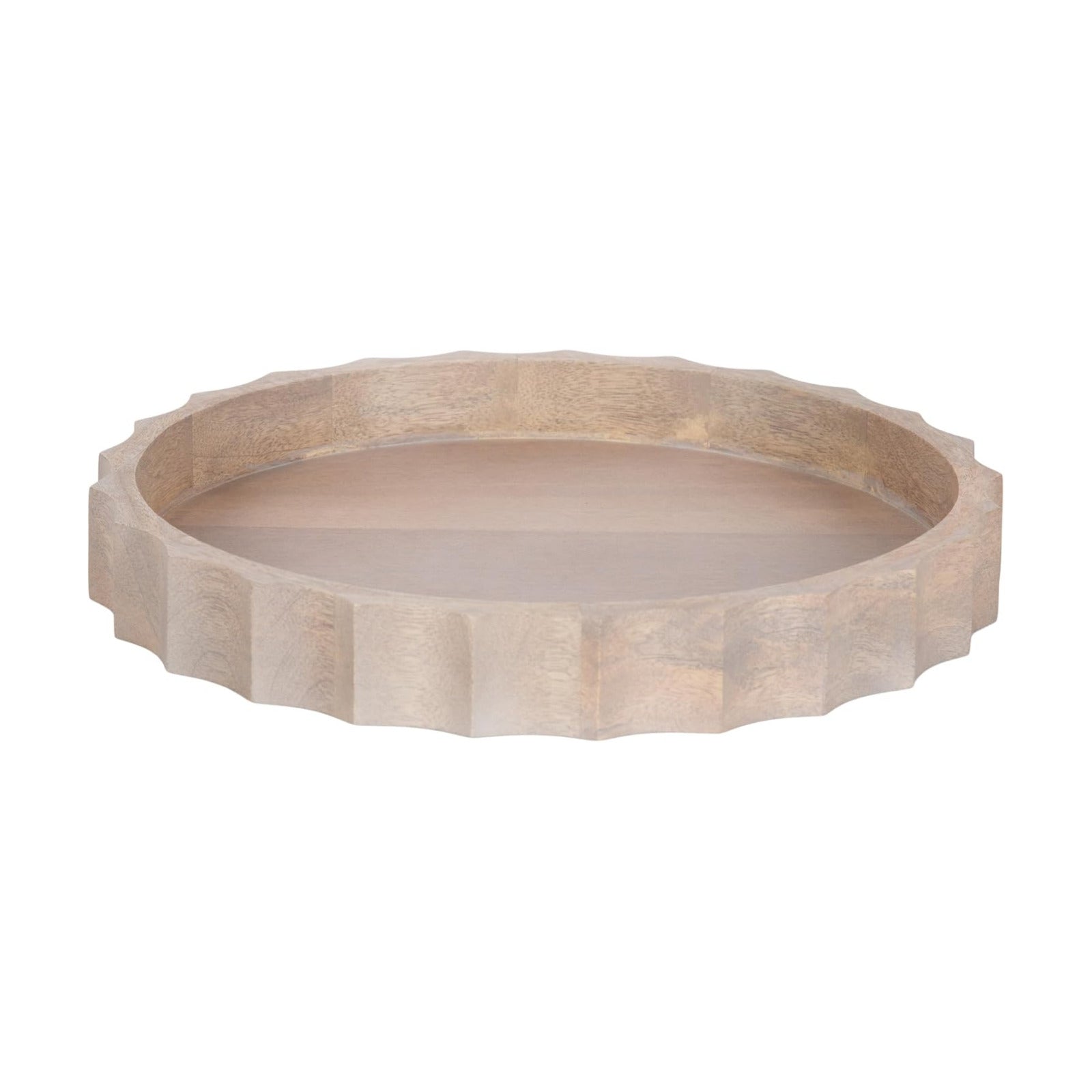Lissi Decorative Round Tray / Natural / 15 Inch
