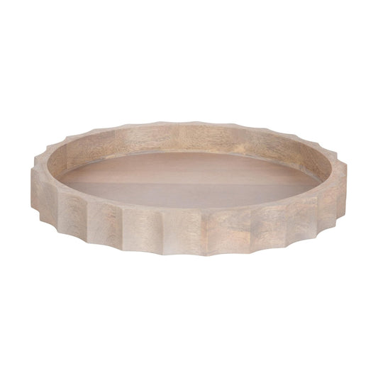 Lissi Decorative Round Tray / Natural / 15 Inch