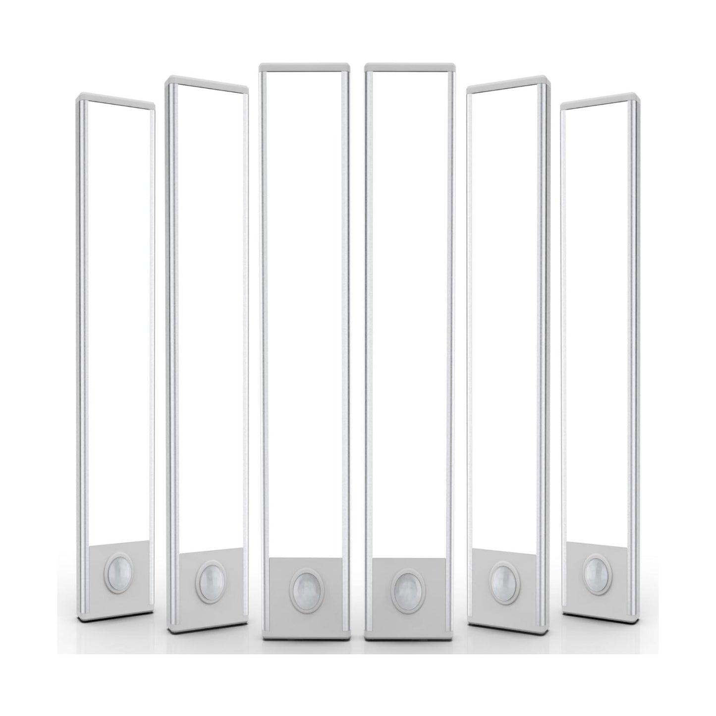 6 Pack Under Cabinet Lighting Wireless, 68 LED Rechargeable Battery Motion Sensor Light Indoor, Stick On Magnetic