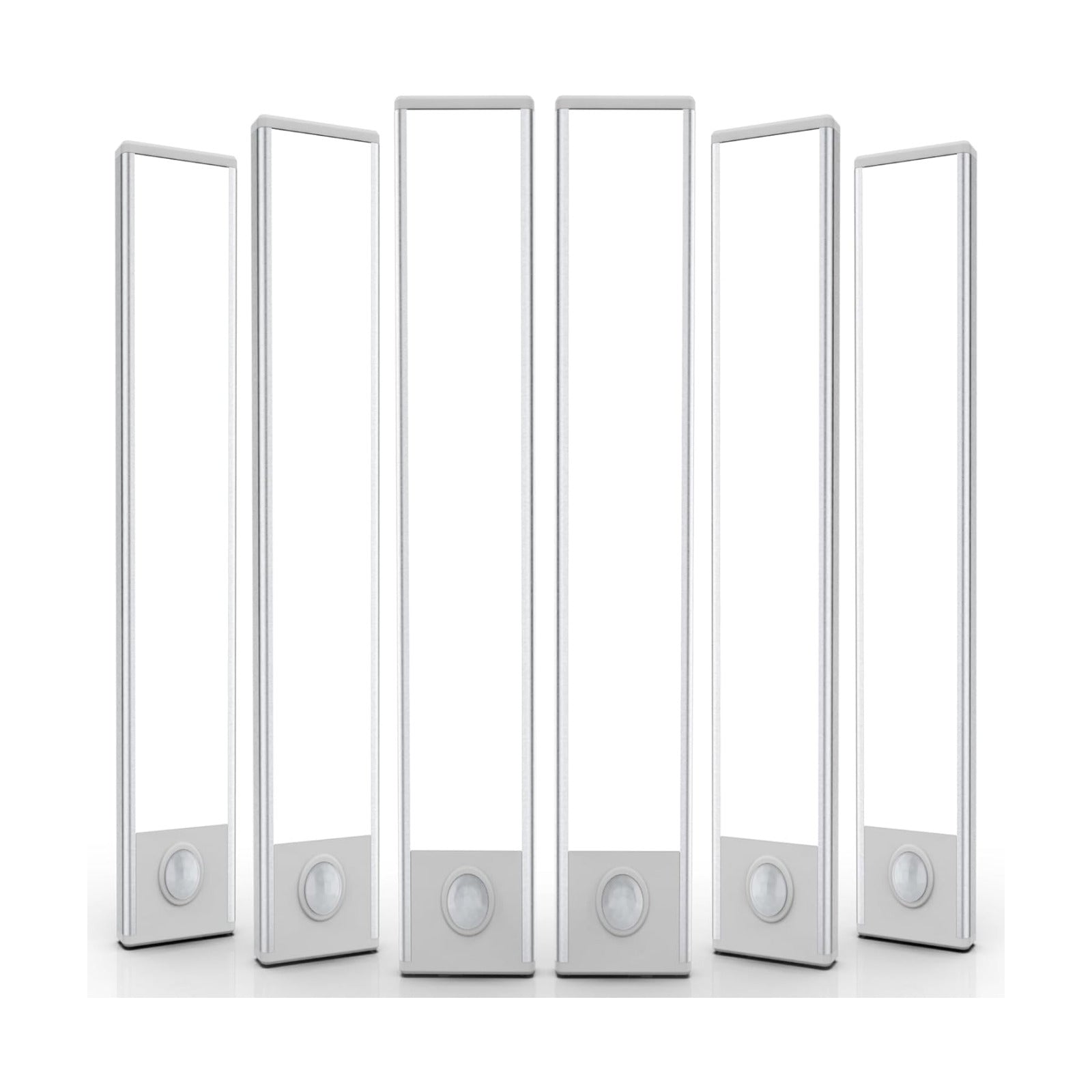 6 Pack Under Cabinet Lighting Wireless, 68 LED Rechargeable Battery Motion Sensor Light Indoor, Stick On Magnetic