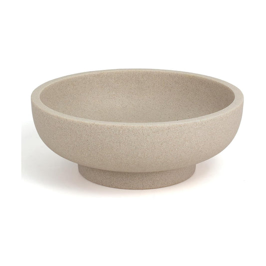 Modern Resin Fruit Bowl / Beige