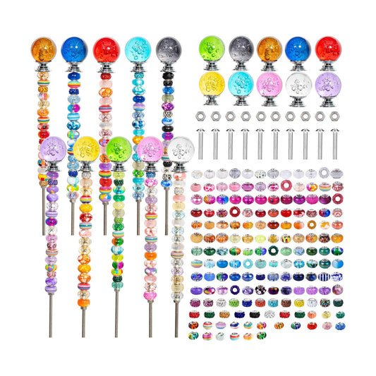 9.8" Steel Rods / Bubble Style / Set of 230