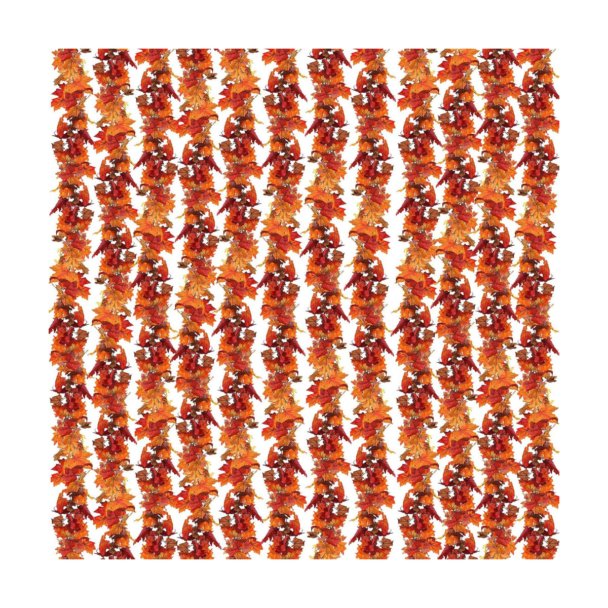 CQURE 12 Pack Fall Leaf Garland, 5.9Ft Artificial Maple Leaf Garland Fall Leaves Autumn Hanging Vines Maple Leaves Thanksgiving Decor for Home Wedding Fireplace Party