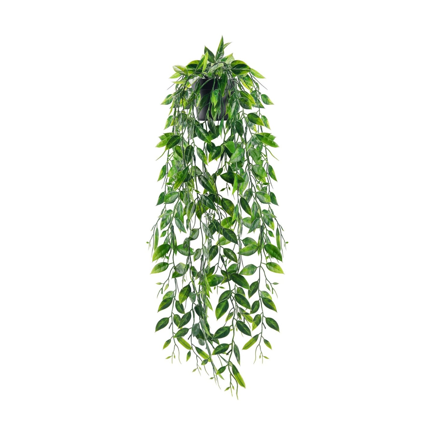 Der Rose Small Fake Hanging Plant Artificial Pea Pod for Wall Decor Indoor