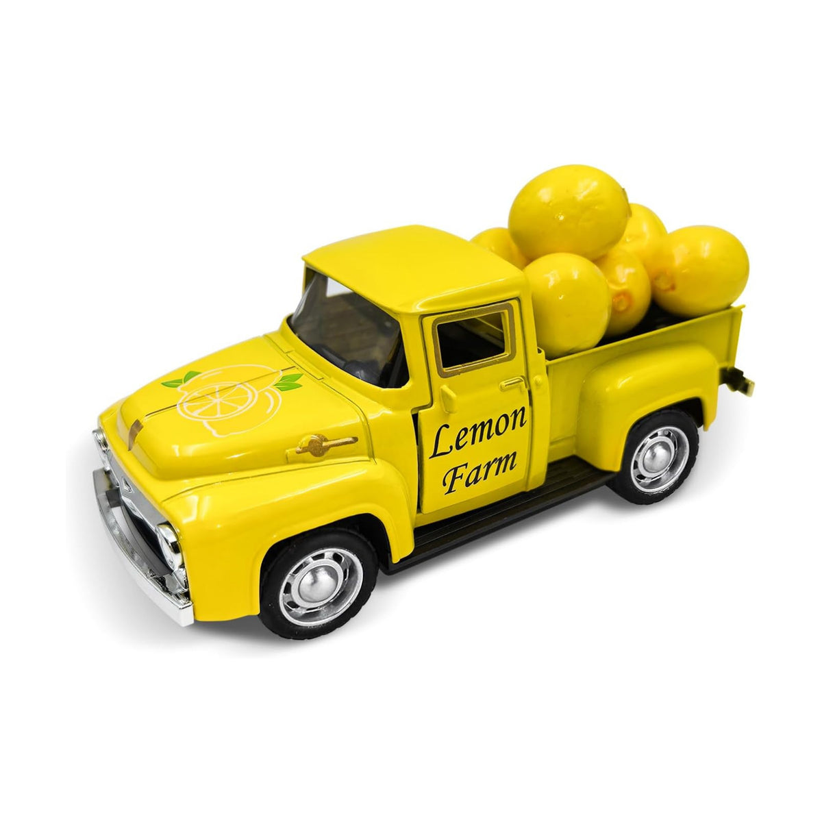 Lemon Truck Decor with Mini Fake Lemons Lemon Decorations, Yellow