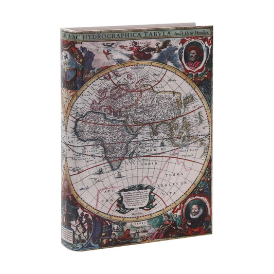 Vintage Faux Book Boxes / 1 x Map