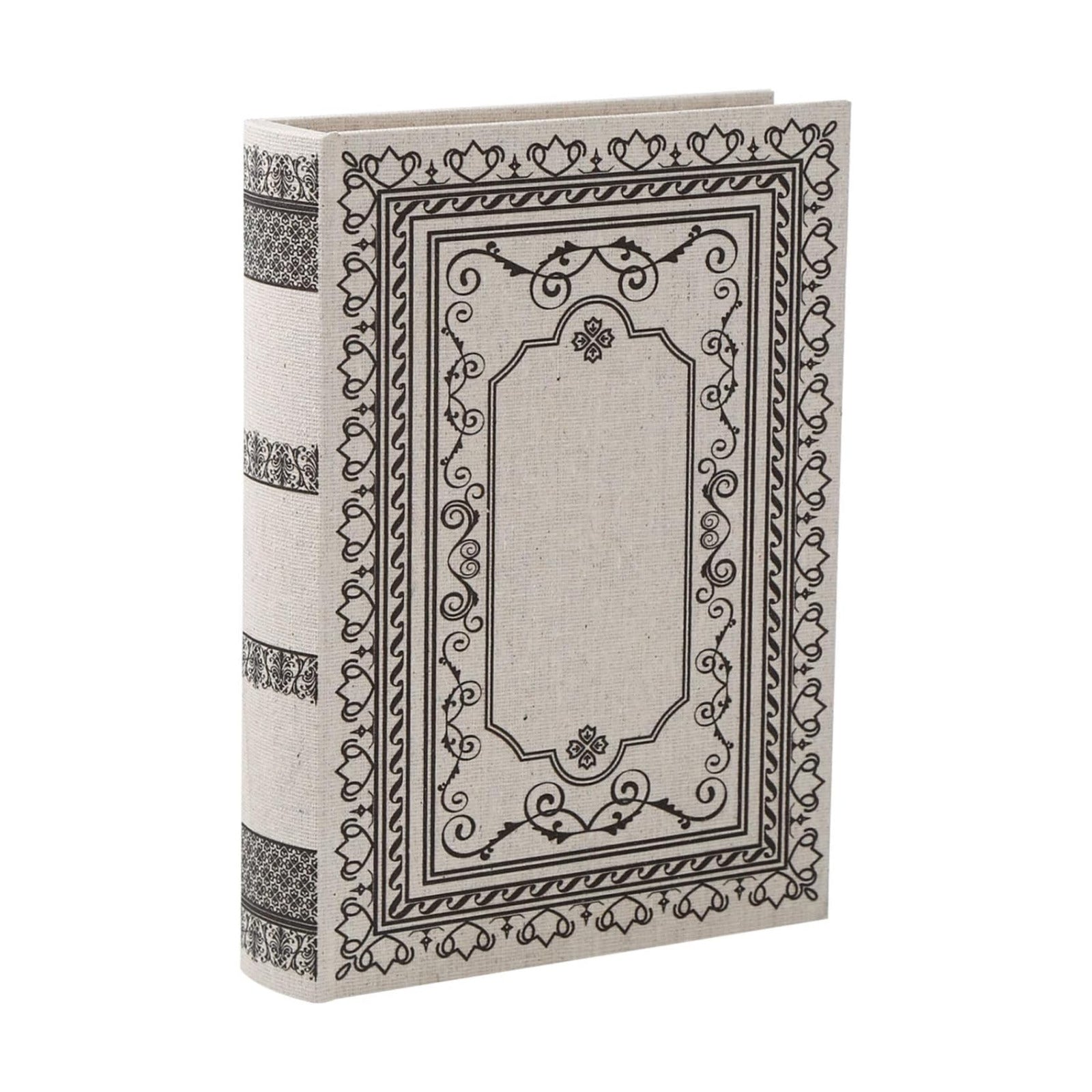 Vintage Faux Book Boxes / 1 x Geometric
