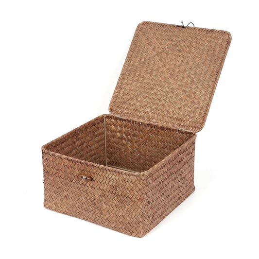 Wicker Shelf Baskets / Medium / Coffee