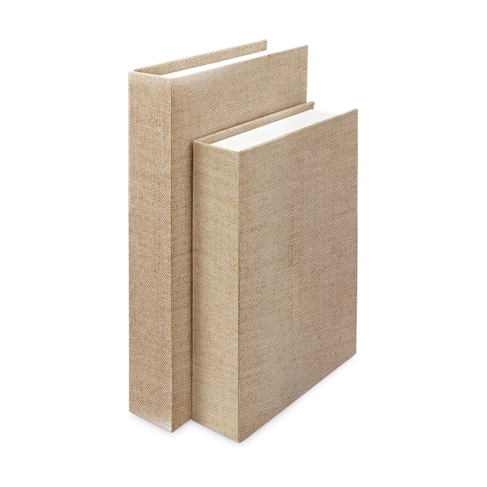 Faux Books for Decorative / Khaki / Set of 2