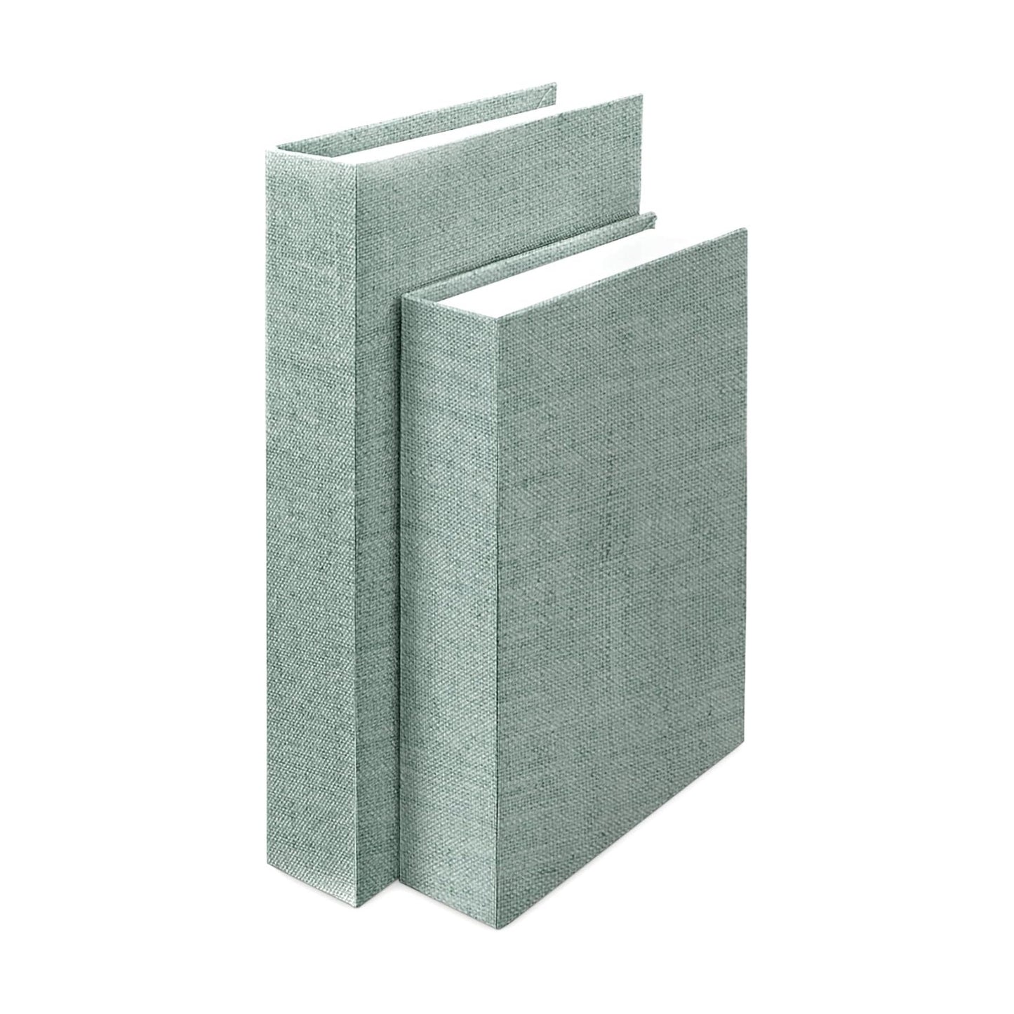 Faux Books for Decorative / Green / Set of 2