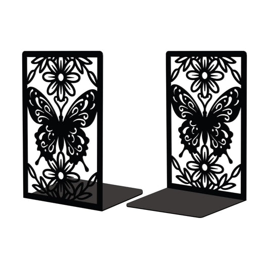 Metal Bookends / Heavy Duty Study Unique Creative / Butterfly