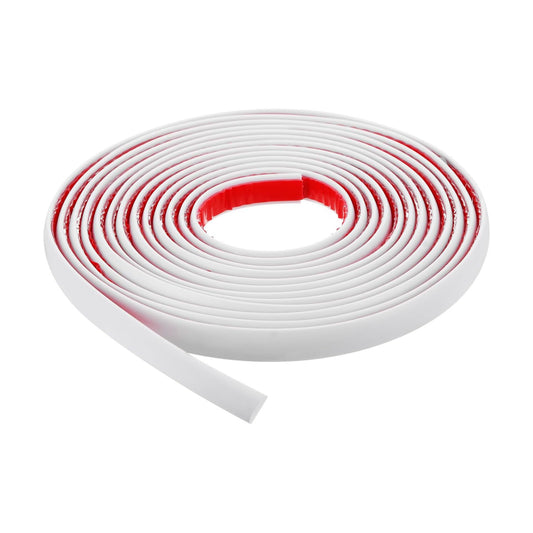 Flexible Wall Molding Trim Waterproof Self-Adhesive Wall Trim for Mirror / 0.5 x 16.4 / Ft / White