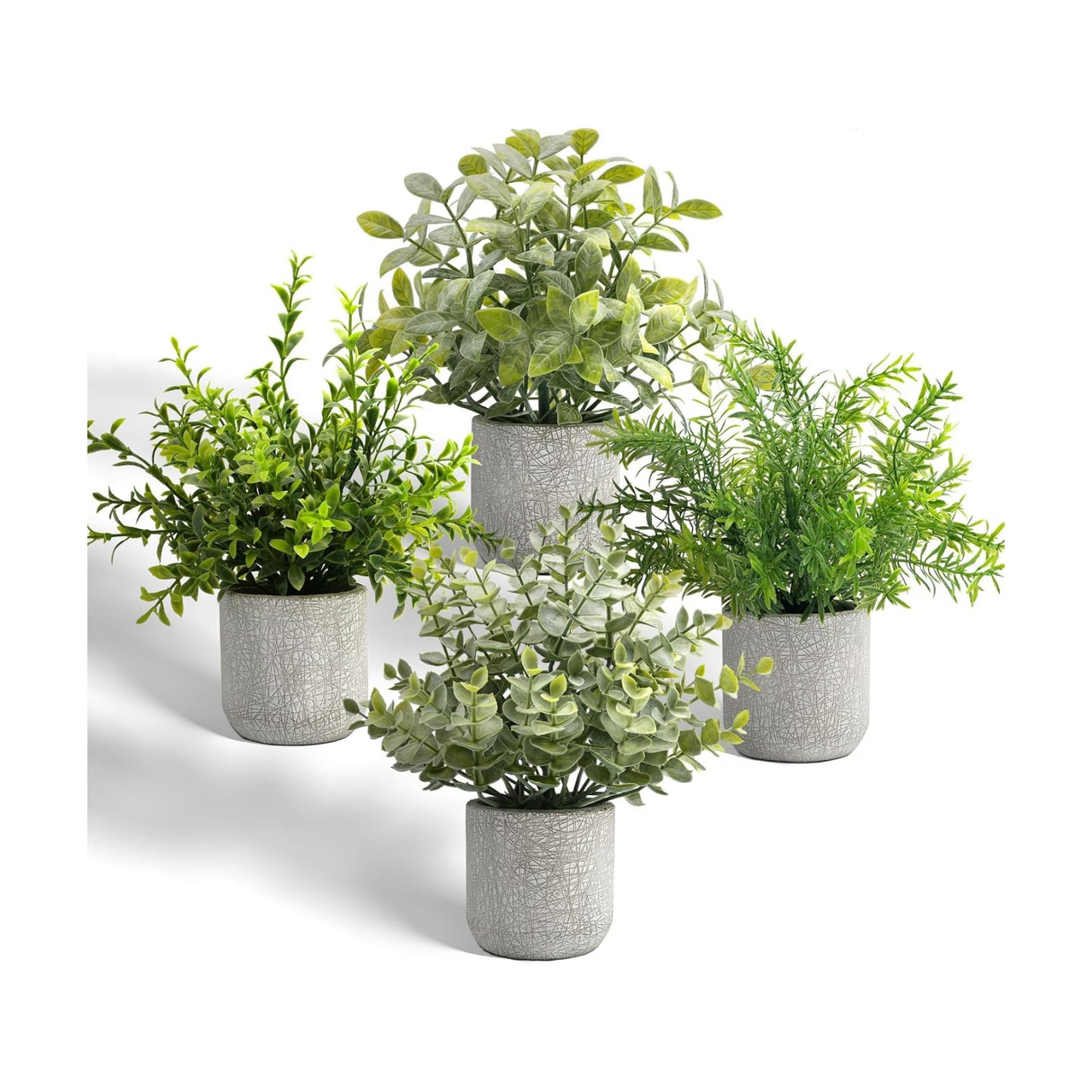 Artificial Plants Indoor / Set of 4