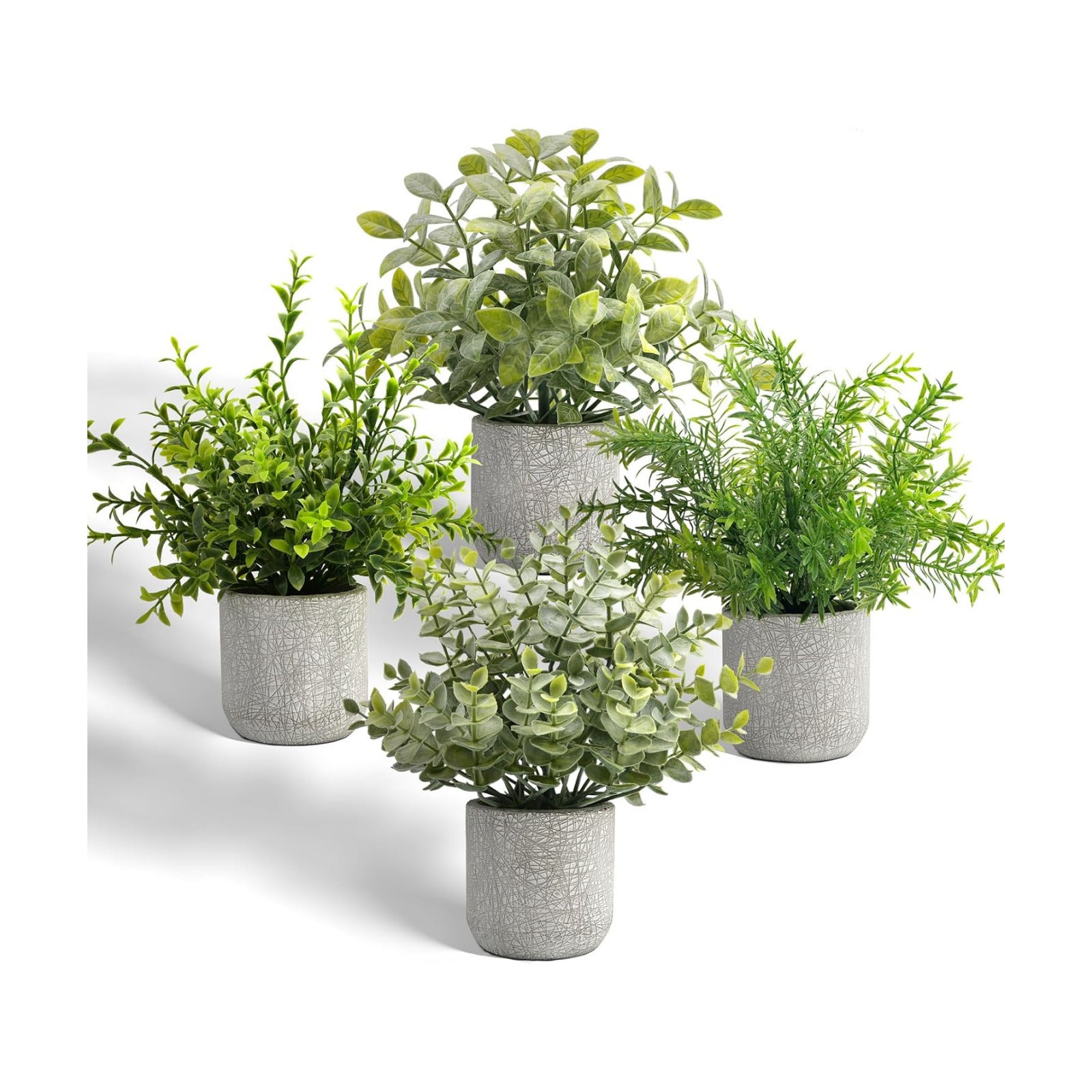 Artificial Plants Indoor / Set of 4