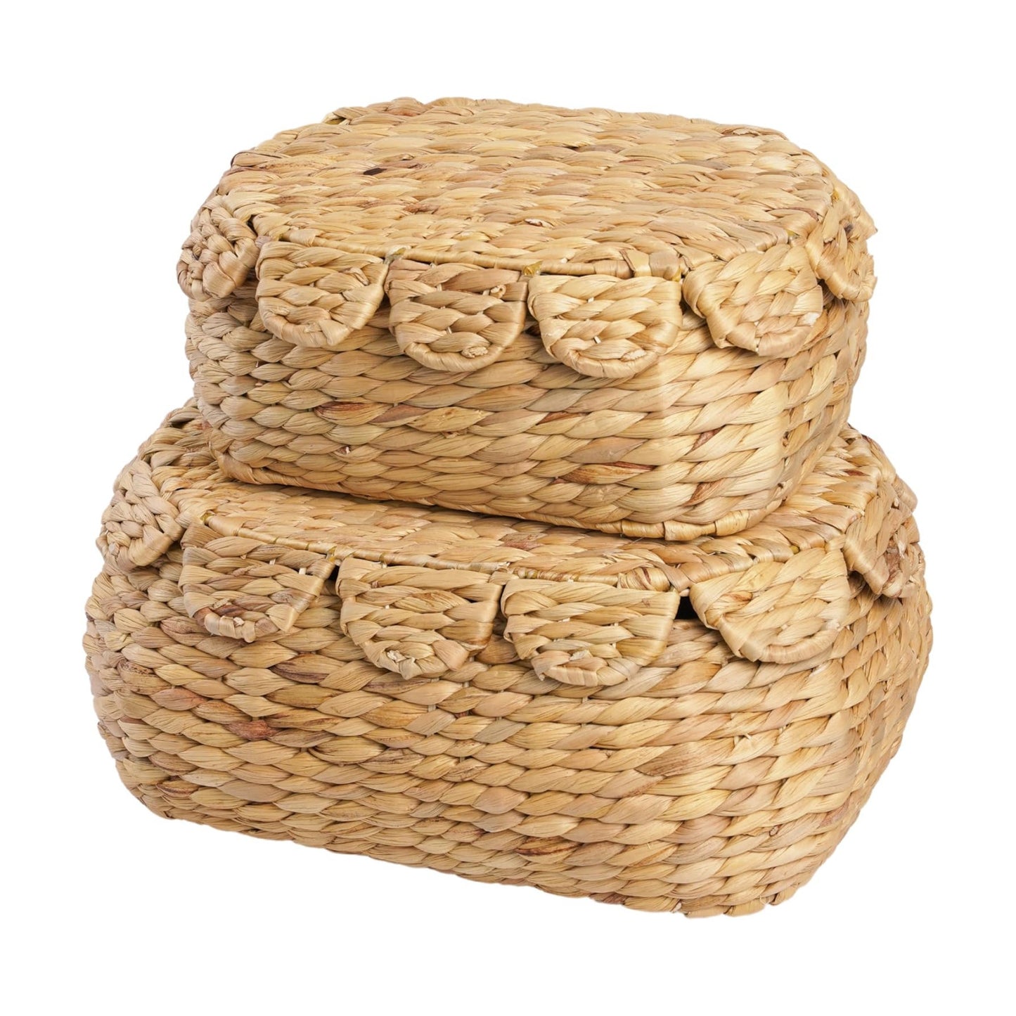 Wicker Storage Baskets / Set of 2