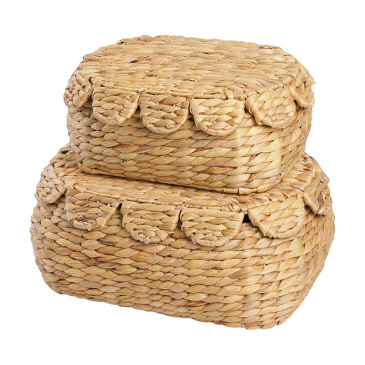 Wicker Storage Baskets / Set of 2