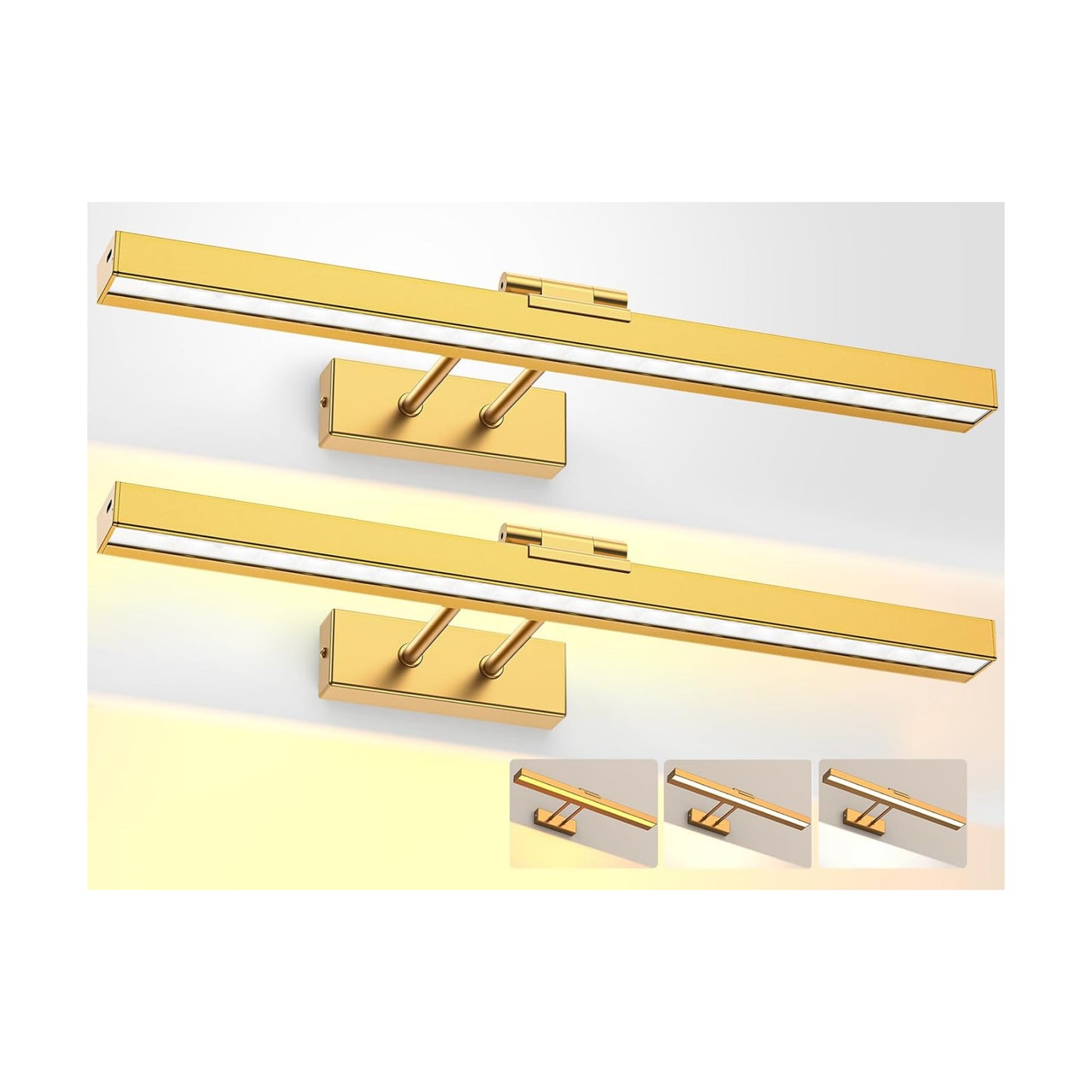 Picture Light for Wall, 16in Battery Wall Sconce Art Light CCT Dimmable Magnetic Battery Lights for Painting with