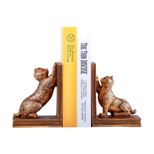 Book Ends / Decorative Bookend / Cat