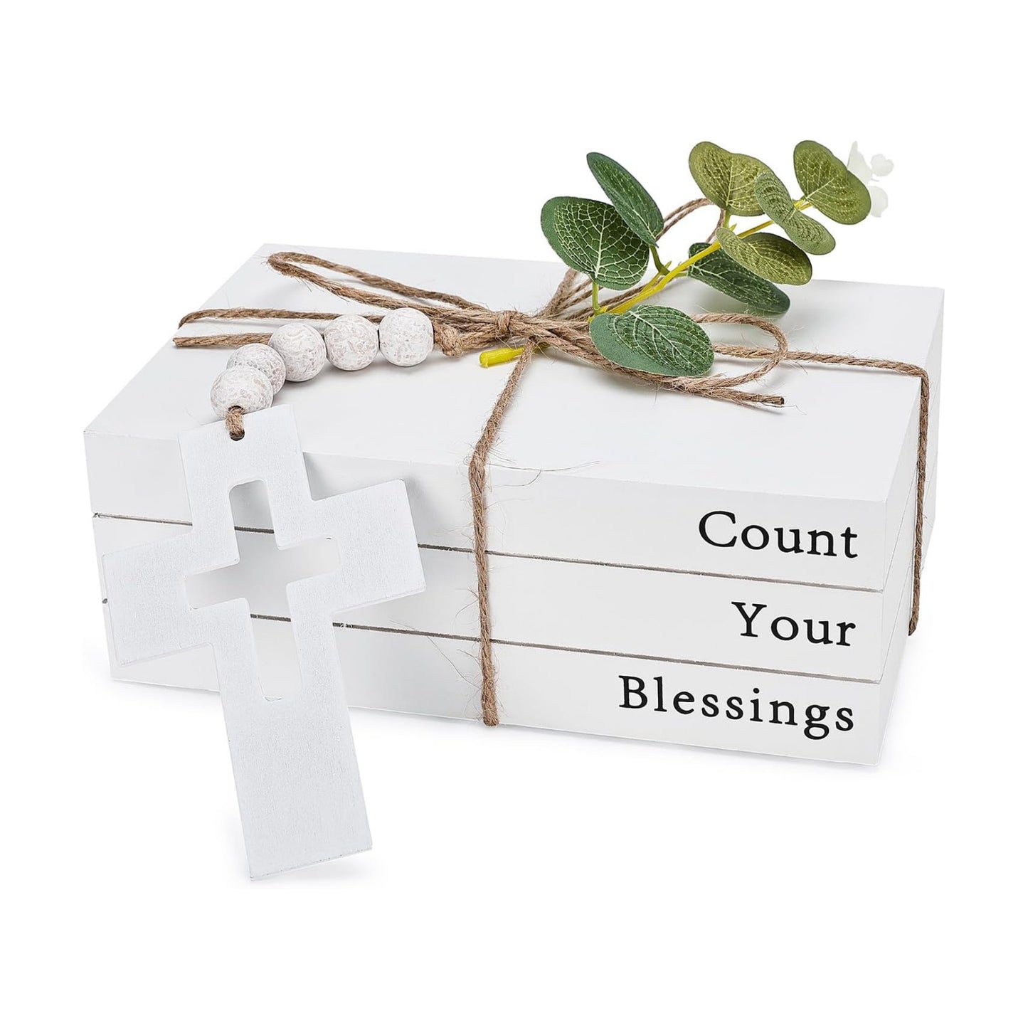 Farmhouse Book Decor / Count Your Blessings