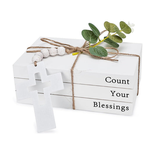 Farmhouse Book Decor / Count Your Blessings