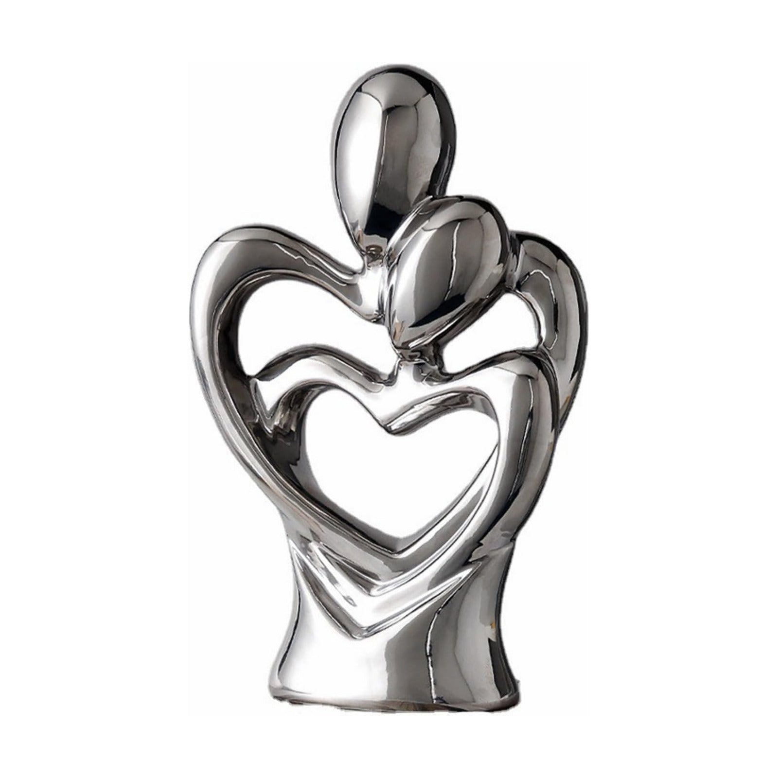 Romantic Couple Figurines Statue Abstract Sculpture Hugging Couple Sculptures Modern Decorative