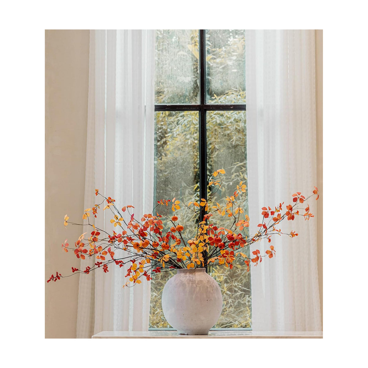 MISSPIN Artificial Flowers with Greenery Stems Faux Plants Indoor Branches for Tall Vase Ultra-Realistic, 14 Pcs Wedding Centerpieces, Home Decor & DIY Bouquets
