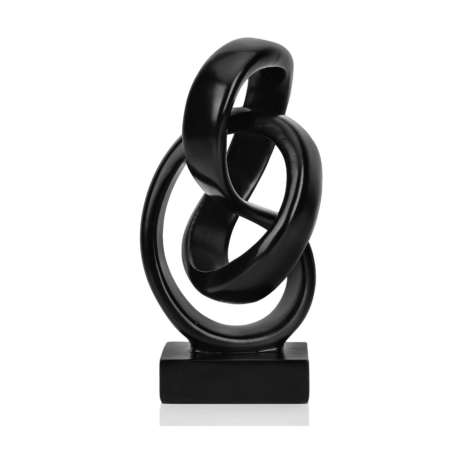 Abstract Knot Sculpture / Black