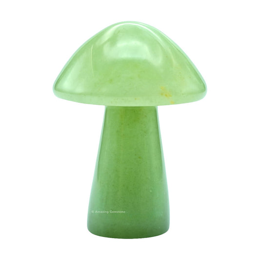 2" Little Mushroom Decorations / Green Aventurine