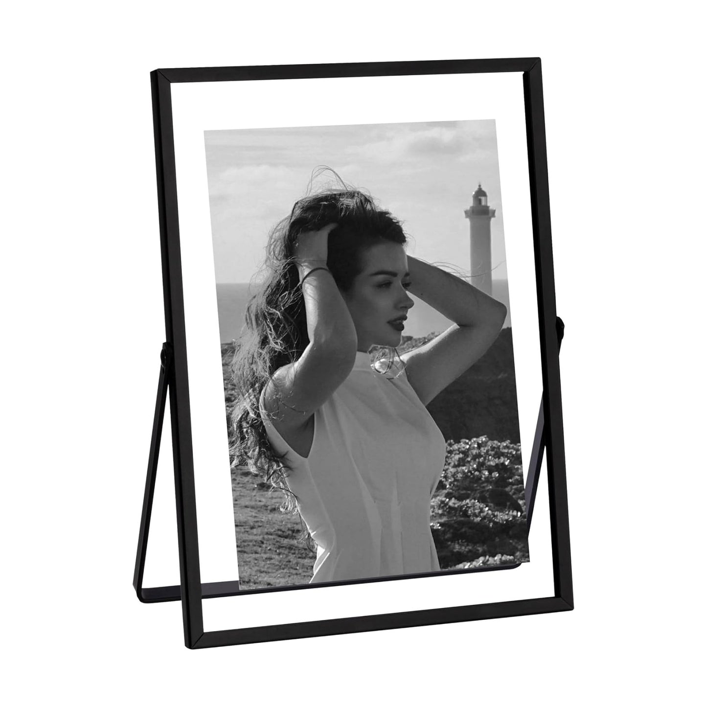 Floating Picture Frame / 1-PACK / Black / 5 x 7