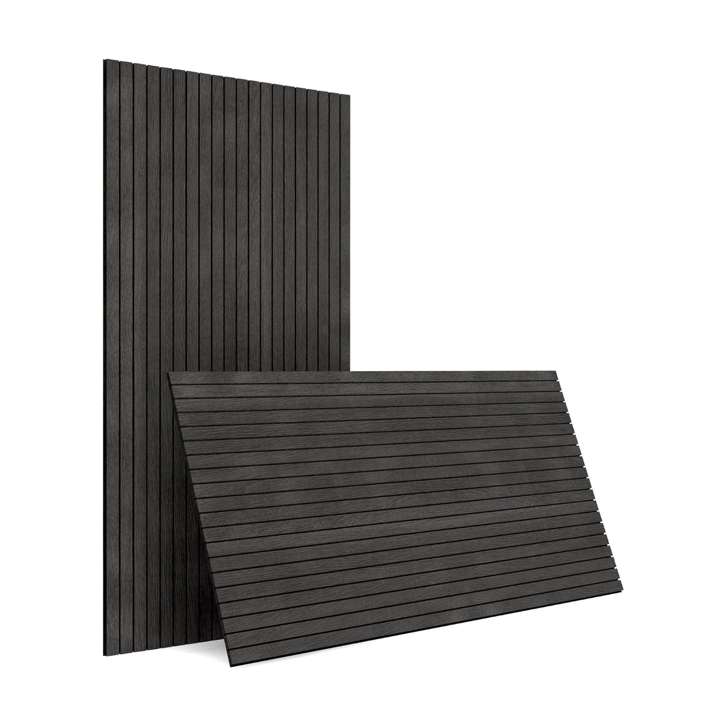 4-Piece Wood Slat Wall Panel for Interior Wall Decor Noise Cancelling 47.2" x 23.6" Peel and Stick Acoustic Decorative