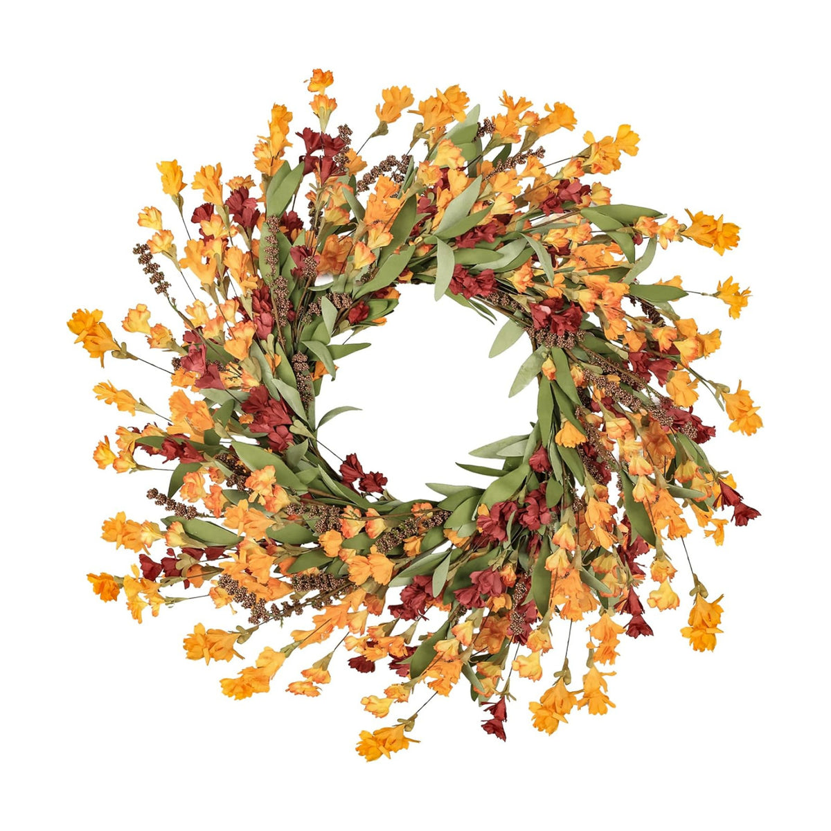 Artgar Fall Wreath, 24 Inch Fall Wreaths for Front Door