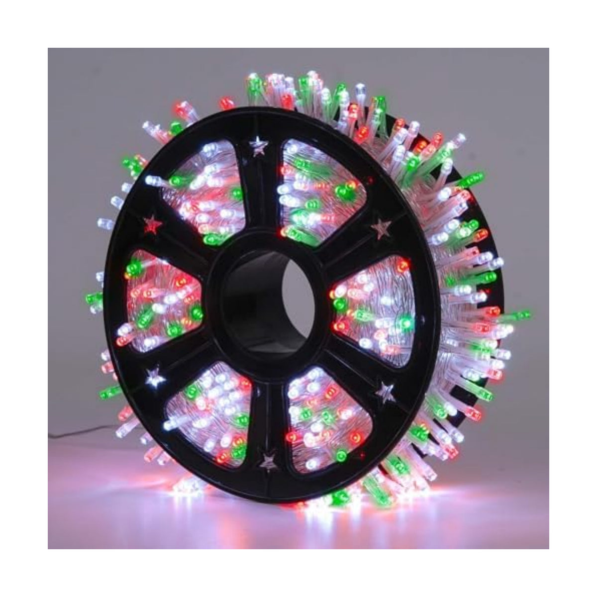 JMEXSUSS 163ft 500 LED Red White and Green Christmas Lights with 8 Modes