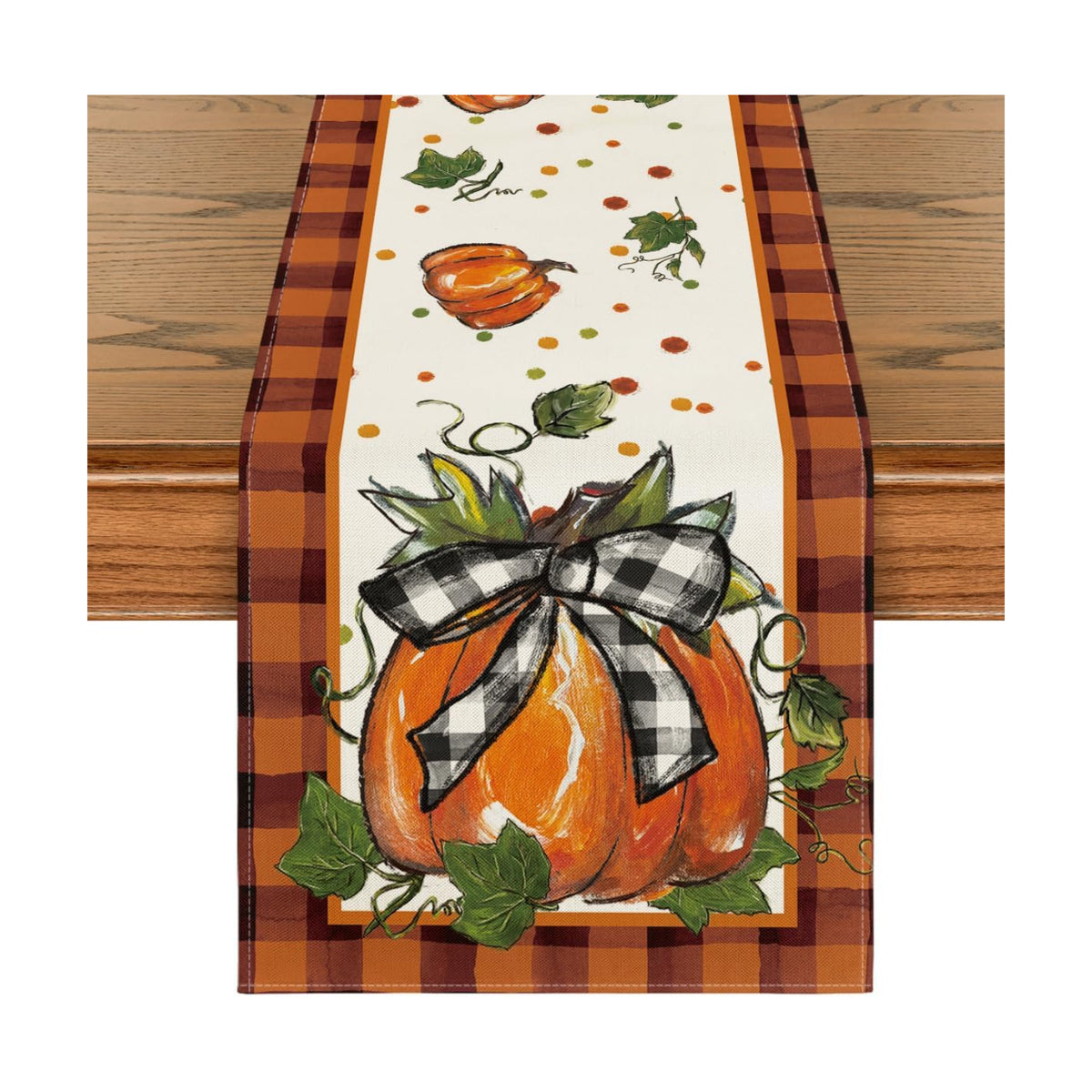 Artoid Mode 210 GSM Fall Table Runner Home Party Decor 13x72 Inch