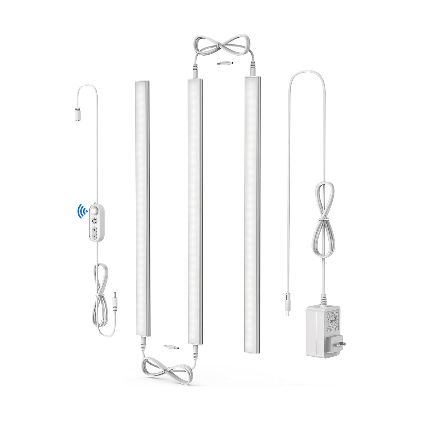 Motion Sensor Cabinet Lighting, 4500K Daylight, 3 Pack 12 inch Linkable