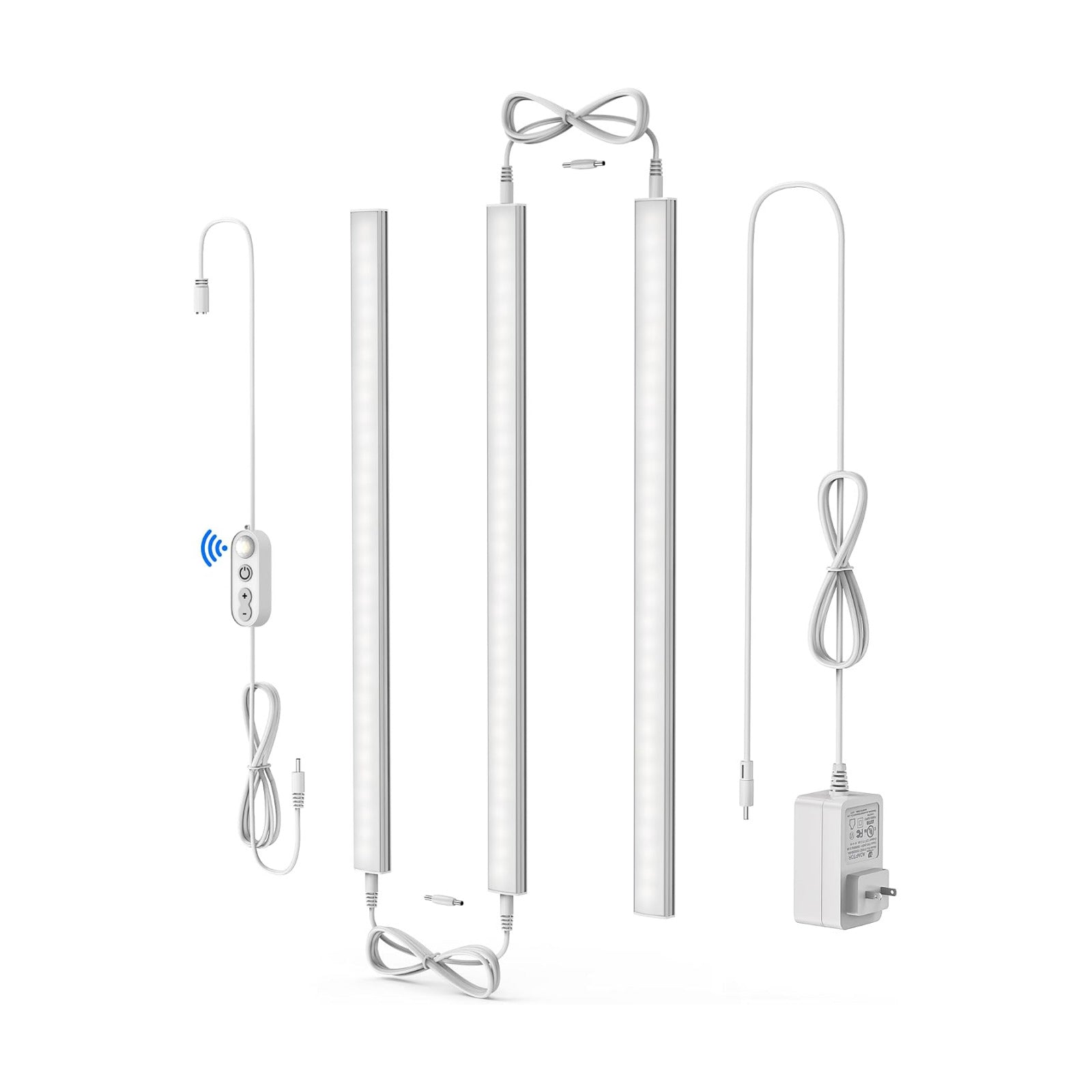 Motion Sensor Cabinet Lighting, 4500K Daylight, 3 Pack 12 inch Linkable