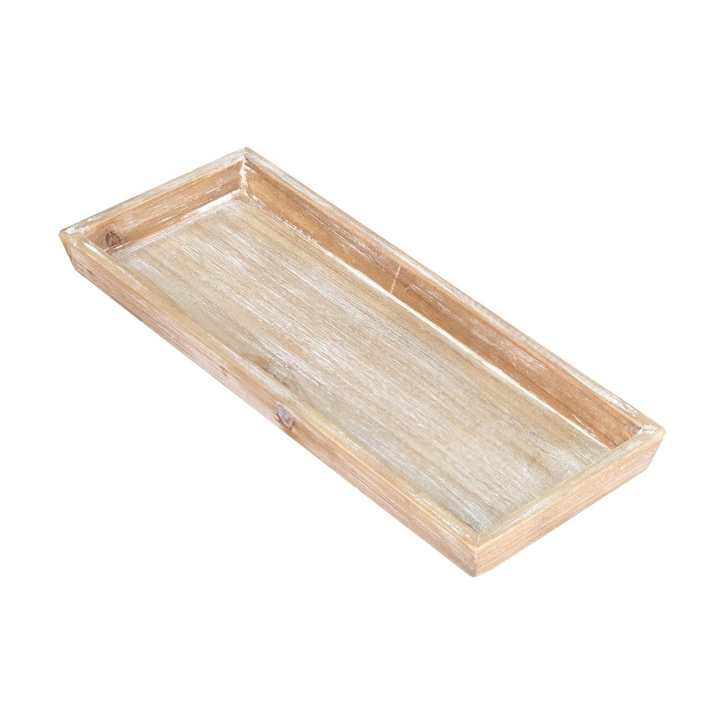Rustic Long Narrow Tray / White