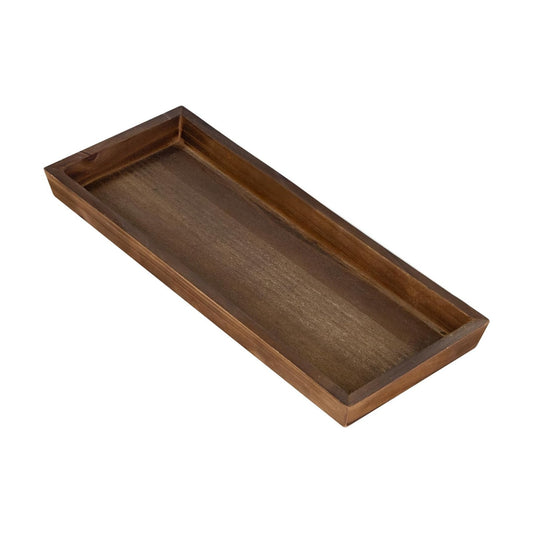 Rustic Long Narrow Tray / 12.2 x 5 x 1.1 / Brown