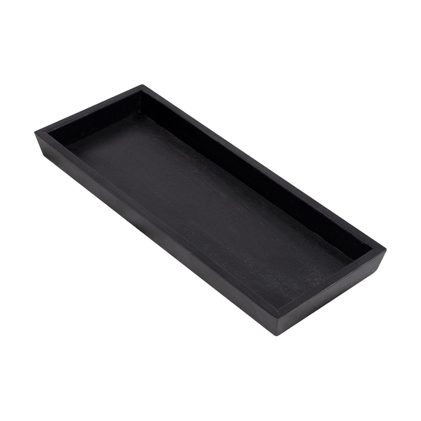 Rustic Long Narrow Tray / 12.2 x 5 x 1.1 / Black