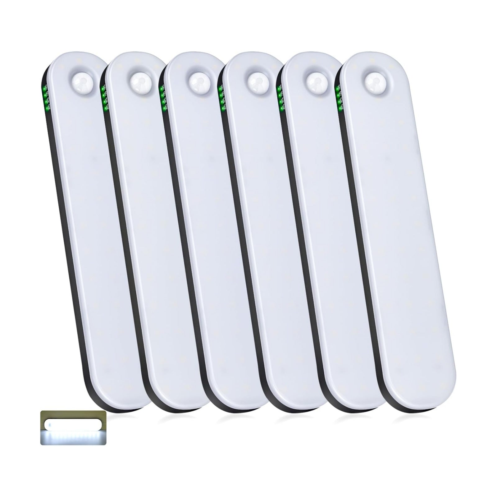 Under Cabinet Lighting, Motion Sensor Lights Indoor with Soomth Dimming, 2600mAh Rechargeable Closet Lights Wireless