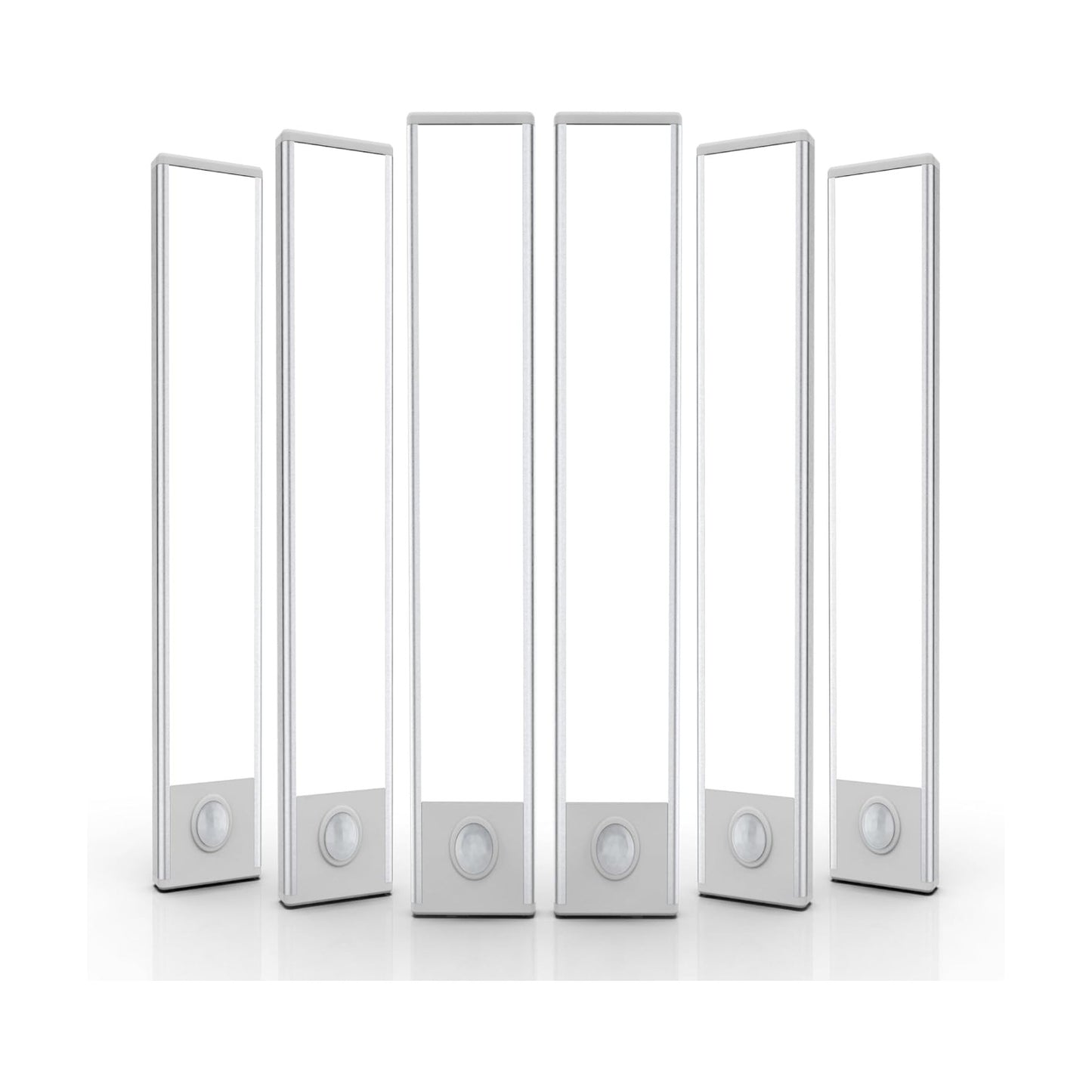 14 inch Under Cabinet Lighting, 6 Pack Motion Sensor Light Indoor Rechargeable Magnetic Closet Lights Battery Operated