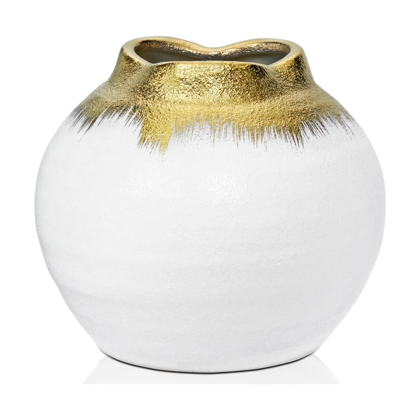 Boho Vase / Ceramic Flower Vase / White