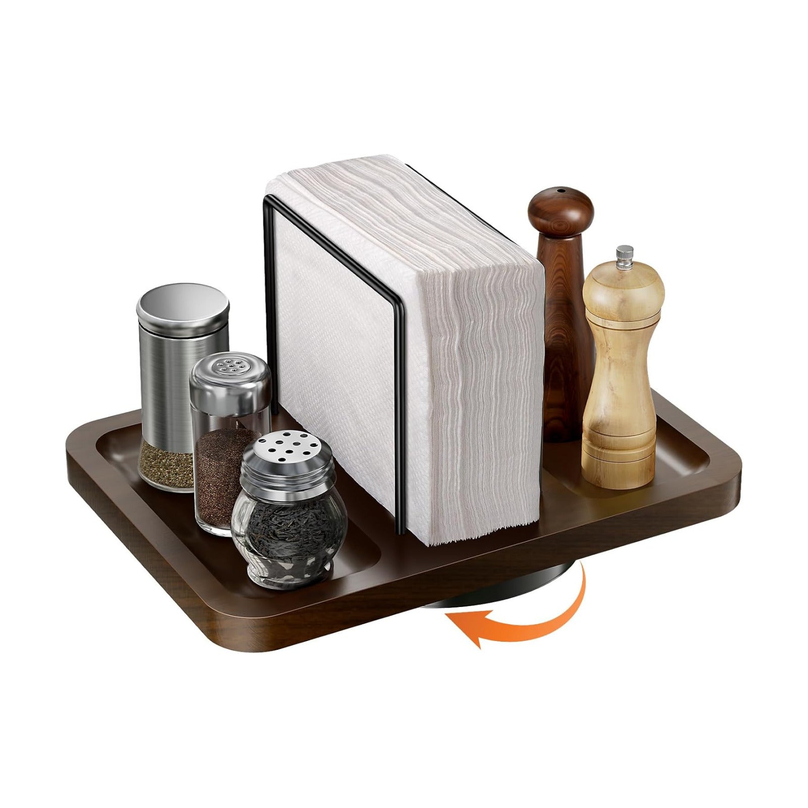 Napkin Holder / Standing Paper Towel Holder / Brown
