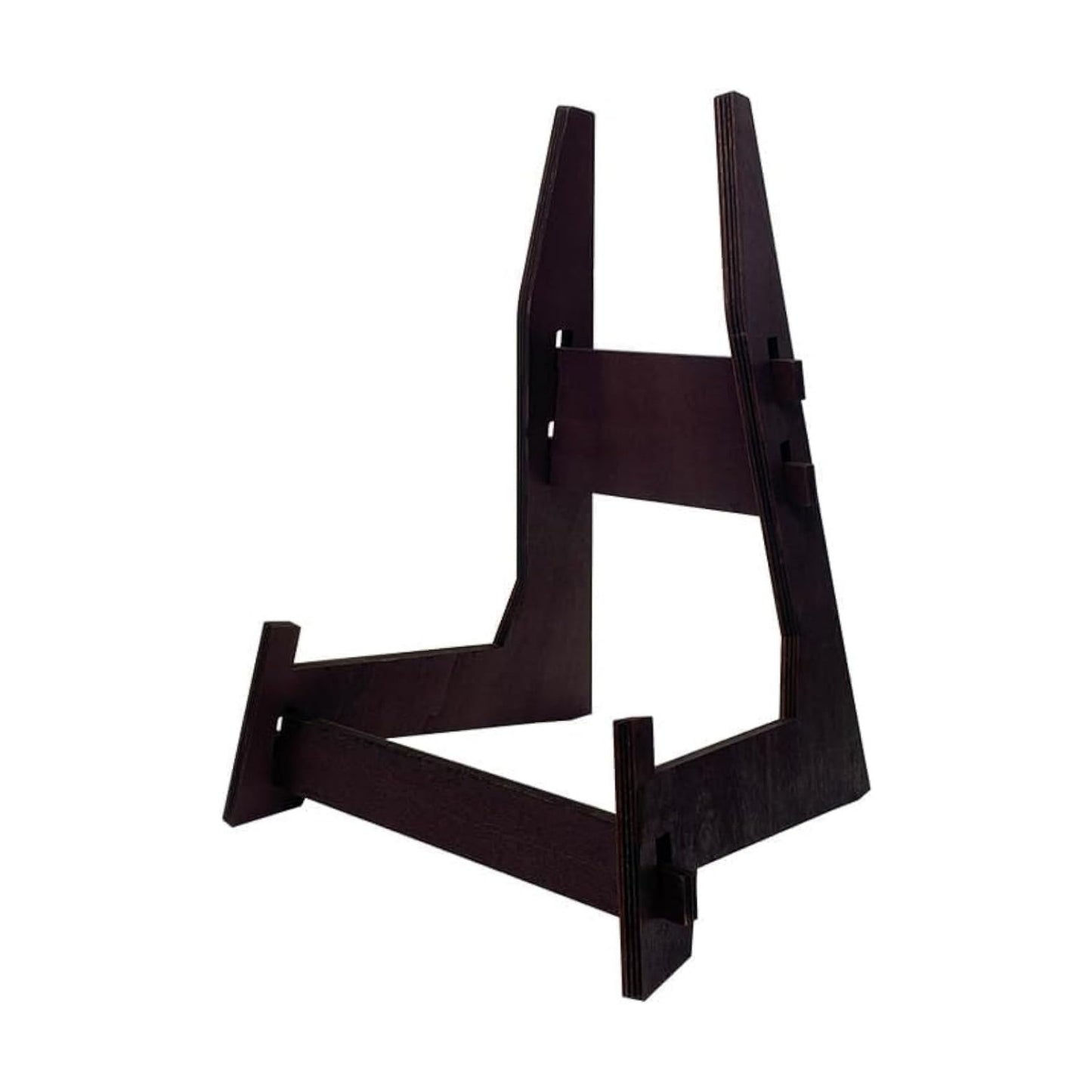 15.5 Inch Large Plate Stands for Display, Wooden, 1 Pack | Picture Frame Stand, Decorative Easel Plate Holder, Heavy