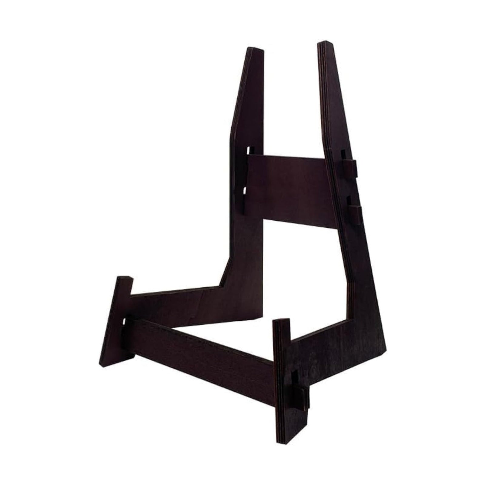 15.5 Inch Large Plate Stands for Display, Wooden, 1 Pack | Picture Frame Stand, Decorative Easel Plate Holder, Heavy